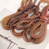 2米复古牛皮绳真皮项链绳，diy手工饰品材料配件圆形方形绳子