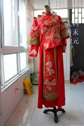 二手婚纱礼服红色经典款中式传统秀禾传统结婚服