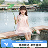女童旗袍夏季儿童中国风唐装，裙小女孩中式连衣裙，夏装宝宝汉服裙子