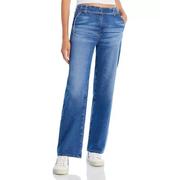 ag2024休闲裤女士蓝色牛仔裤，舒适透气时尚，潮流铅笔裤