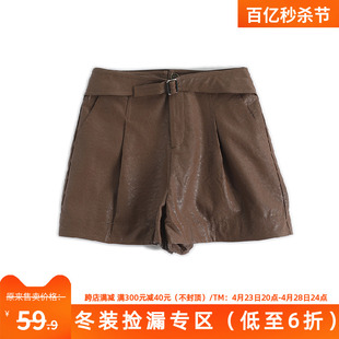 459元妍系列冬装皮裤，高腰气质时尚裤子字阔腿pu靴裤