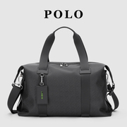 Polo旅行包大容量男短途旅行男士行李袋单肩斜挎包休闲运动健身包