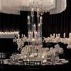 欧式水晶烛台婚庆道具，婚礼用品摆件餐桌浪漫蜡烛，装饰现代家居烛台