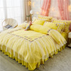 床上四件套冬季水晶绒法莱绒床罩床裙式珊瑚绒床盖公主风少女加厚