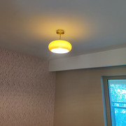 复古黄铜玻璃吸顶灯吊灯入户卫生间，阳台卧室餐厅吧台北欧日式中古