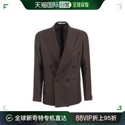 香港直邮Tagliatore 男士双排扣西装外套