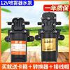 日本进口12v农用电动喷雾器水泵，隔膜泵高压智能泵自吸泵大功率打