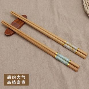 筷子家用天然楠竹5-20双装一人一筷无漆无蜡防滑防霉高档餐具