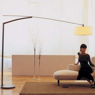 北欧落地灯简约现代客厅钓鱼灯，创意个性时尚，设计师展厅沙发落地灯