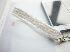 独家原创设计蕾丝手机链微单手拎绳带子手腕带个性绳子