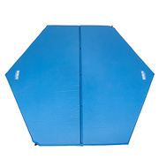 户外六角自动充气垫折叠加宽加厚坐垫可携式露营防潮垫野餐帐