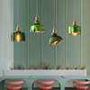 床头小吊灯餐厅吧台厨房咖啡店灯具日式简约个性创意玻璃黄铜吊灯