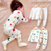 童装内衣套装纯棉，儿童睡衣男女童秋衣秋裤，两件套宝宝家居服