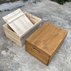 定制木质收纳箱大号实木储物箱带盖做旧木箱榻榻米木箱杂物整理箱