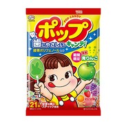 日本零食不二家fujiya护齿水果棒棒糖，4种口味20入期间限定多口味