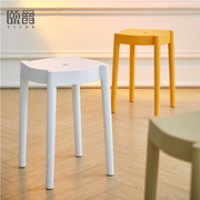 塑料凳子高凳客厅可叠放风车凳胶凳子北欧简约餐桌加厚家用小板凳