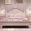 实木兔子床儿童床女孩公主床儿童房家具组合套装小孩床女生单人床