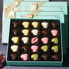 彩色心形水果味巧克力礼盒装，刻字手工diy创意生日，情人节表白礼物