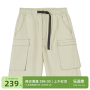 美特斯邦威短裤男士2024夏季潮流学院工装，风时尚舒适休闲短裤