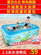 儿童充气游泳池家用室内户外新生婴儿戏水池一至二岁宝宝海洋