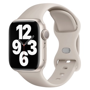 适用iwatch9/8苹果ultra手表s7表带apple watch7/6/4/3/se/5代s8硅胶手表带s6男女款替换带智能配件45/44mm潮