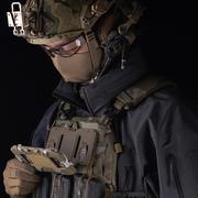 战术背心手机挂载导航支架 胸部通用molle折叠导航板手机包固定架