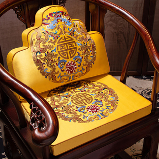 中式餐椅乳胶坐垫屁垫实木椅子垫家用凳子红木餐桌圈椅茶桌茶椅垫