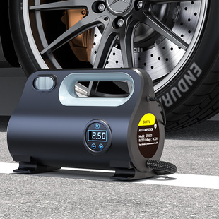 车载充气泵小轿车便携式汽，车用电动轮胎，12v加气泵高压自动打气筒