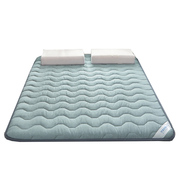 罗兰竹炭软床垫加厚单双人垫被防滑绗缝榻榻米床护垫可折叠垫褥子