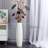 陶瓷白色落地大花瓶摆件客厅干花插花北欧创意简约水养富贵竹花器