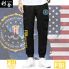FBI美国联邦调查局特工探员FBI警告ins工装裤休闲长裤男运动裤子