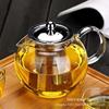 家供应 加厚玻璃茶壶耐热花茶壶泡茶壶不锈钢过滤茶壶茶具套装
