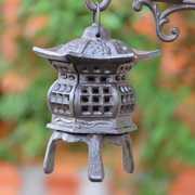定制老铁器复古灯盏铸铁，老油灯提梁护栏老式照明灯，中式古典铁艺摆