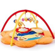 婴儿游戏毯爬行垫音乐健身架玩具益智宝宝0/1岁礼物卡其贝特狮子