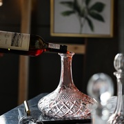 法国进口CDA红酒杯子套装高档家用水晶玻璃高脚杯欧式带盖醒酒器