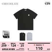 CHOCOOLATE男装短袖T恤2023夏季简约休闲纯色半袖1429XUK