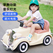 婴儿童电动车小孩可坐人手推车男女宝宝四轮遥控汽车充电玩具车