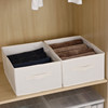 整理师专用 衣柜分类收纳抽屉盒 无盖布艺衬衫盒毛衣裤子收纳箱