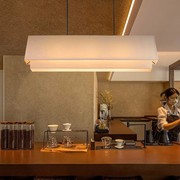 吧台吊灯创意个性简约日式餐厅，奶茶店饭店，前台茶室设计师布艺灯具