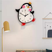 静音儿童房卡通钟表挂钟，客厅创意个性挂表时尚家用装饰艺术时钟