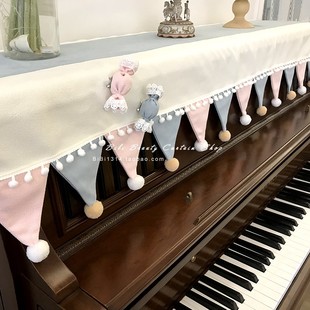 马小萌原创韩式儿童女孩粉蓝公主糖果派对半包钢琴罩钢琴套