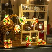 2022圣诞吸盘灯橱窗，房间商场装饰灯，led圣诞节灯串节日彩灯串