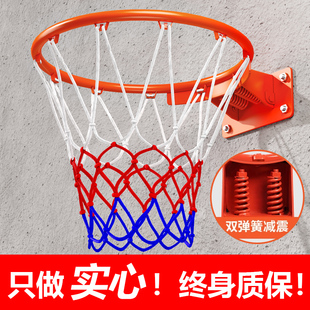 篮球投篮框篮球框挂式室外篮筐，实心球架家用户外专业标准免打孔