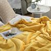 双层空调被小毯子毛毯法兰绒，单人盖毯办公午休空调珊瑚绒午睡毯