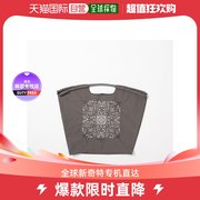 韩国直邮BALLCHAIN 刺绣单肩大容量手提棕灰色包DMS-L-CG (30