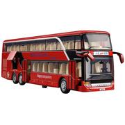 大号双层巴士合金公交车玩具模型大客车小汽车玩具男孩儿童大巴车