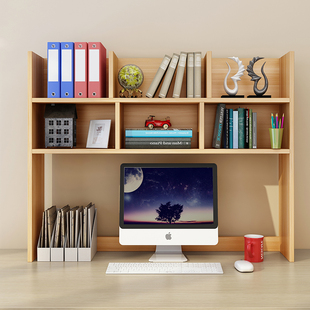 创意宿舍桌上学生书架电脑桌面，小型置物架简易多层收纳柜可移动