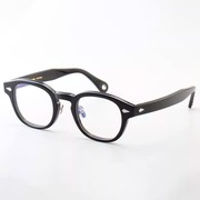 美式复古眼镜框手工板材眼镜架配近视眼睛框镜架男大脸黑框潮6182