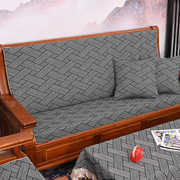 实木沙发垫坐垫带靠背一体老式红木椅垫海绵垫硬加厚防滑四季通用