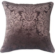 深紫色欧式沙发靠垫抱枕，靠枕含芯大床头，靠背垫抱枕套65